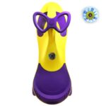 سهچرخه لوپ کار با چرخهای چراغ دار مدل زرد بنفش, image 3