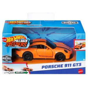 ماشین عقب کش Hot Wheels سری Pull-Back Speeders مدل Porsche 911 GT3