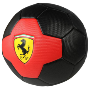 توپ فوتبال Ferrari مدل مشکی قرمز