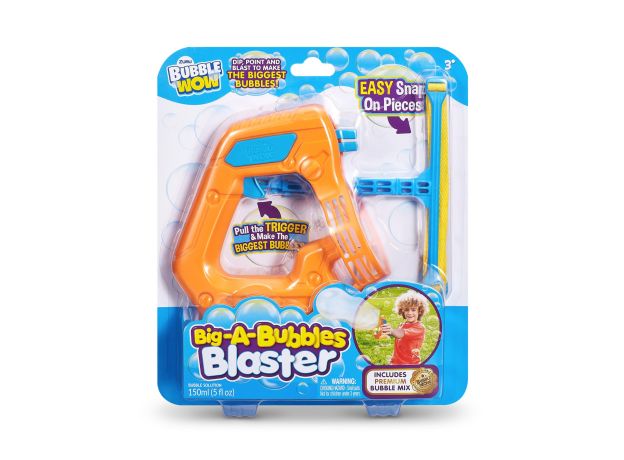 تفنگ حباب ساز نارنجی Bubble Wow, تنوع: 11306-Bubbles Blaster Orange, image