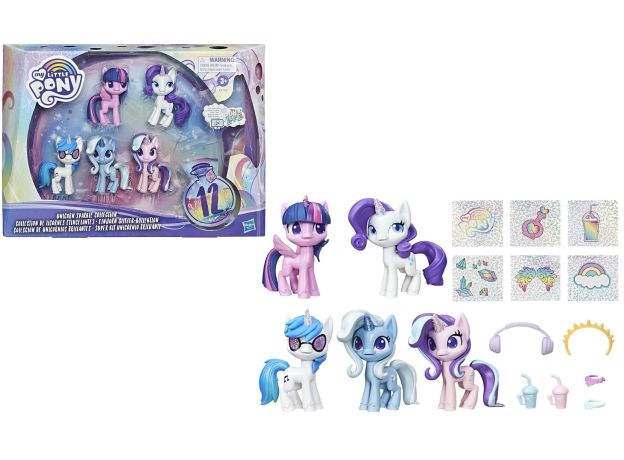 ست 5 تایی فیگورهای مای لیتل پونی My Little Pony به همراه 12 سورپرایز, image