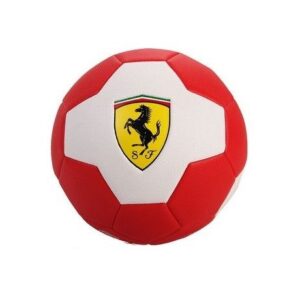 توپ فوتبال Ferrari مدل سفید قرمز