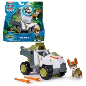 ماشین میمونی با فیگور تراکر سگ های نگهبان Paw Patrol سری Jungle Pups, تنوع: 6067778-Tracker, image