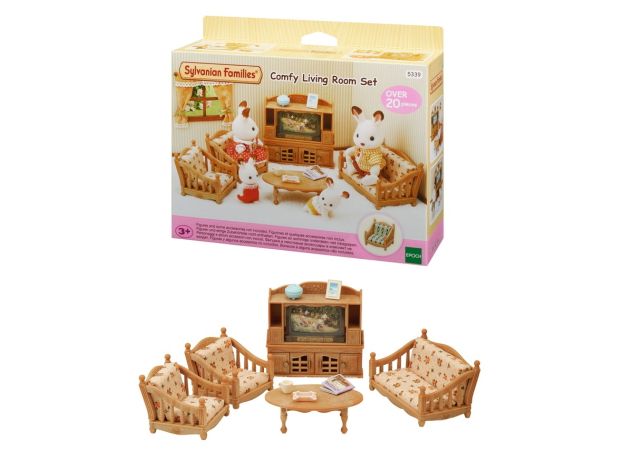 ست اتاق پذیرایی عروسک های Sylvanian Families, image