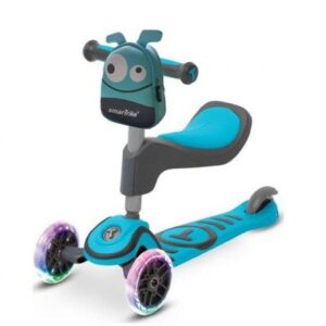 اسکوتر 3 در 1 SmarTrike با چرخ های چراغ دار مدل آبی, تنوع: 2020101-Blue, image