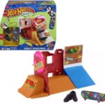پیست اسکیت انگشتی Hot Wheels مدل Donut Skatepark, تنوع: HGT91-Donut, image