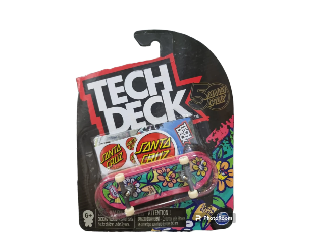 اسکیت انگشتی تک دک Tech Deck مدل Santa Cruz گل دار, تنوع: 6035054-Santa Cruz, image