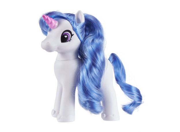 يونيکورن کوچولوی سفید Sparkle Girlz با موهای آبی, تنوع: 100369-White Blue, image