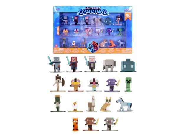 ست 18 تایی فیگورهای فلزی Minecraft سری 9, image