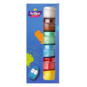 رنگ انگشتی 6 رنگ Artline با جعبه آبی, image