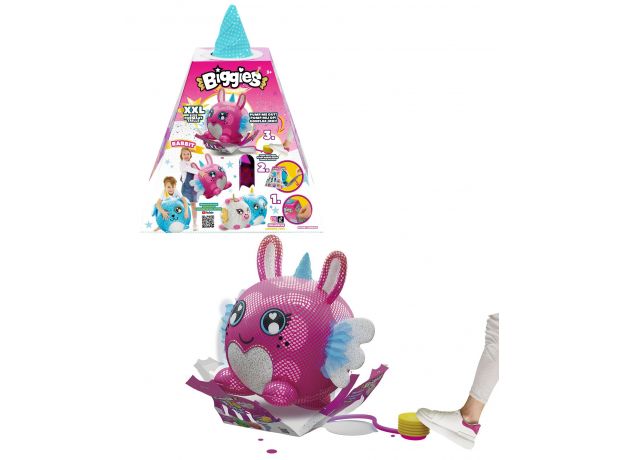 عروسک سورپرایزی خرگوش یونیکورن پولیشی بادی Biggies, image