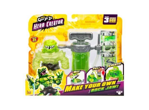 کیت ساخت عروسک فشاری گو جیت زو Goo Jit Zu سری Hero Creator مدل Rock Jaw, تنوع: Rock Jaw-42947, image