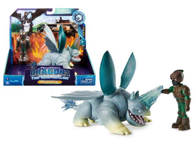 ست فیگور دی آنجلو و اژدها پلوهورن Dragons The Nine Realms, تنوع: 6064915-D Angelo and Plowhorn, image