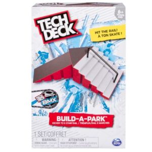پیست اسکیت و دوچرخه Tech Deck سری Build a Park مدل Kicker To 6 Stair Rail, image