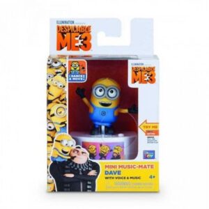 عروسک 9 سانتی با پایه موزیکال دیو (MINION)