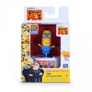 عروسک 9 سانتی با پایه موزیکال تیم (MINION), image