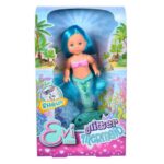 عروسک 12 سانتی Evi Love سری Glitter Mermaid با موهای آبی, تنوع: 105733482-Glitter Mermaid Blue, image 3