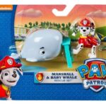 ست عروسک مارشال و بچه نهنگ Paw Patrol, image