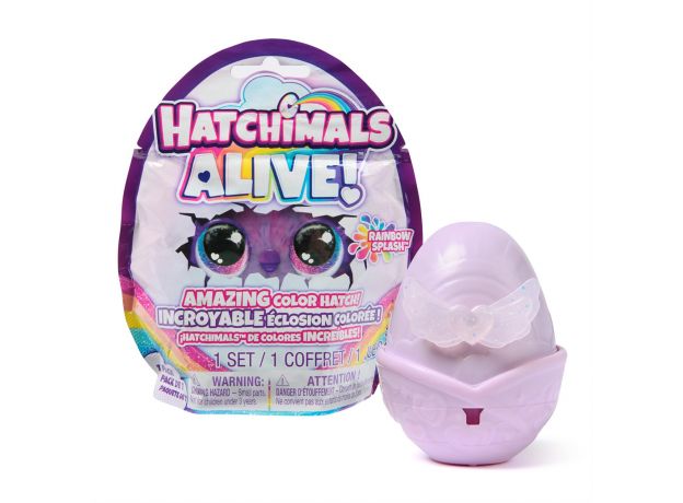 پک سورپرایزی هچیمال مدلRainbow Splash سری Hatchimals Alive, image
