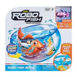 ماهی رباتیک روبو فیش بنفش Robo Fish به همراه تنگ, تنوع: 7126-ZR-Purple, image