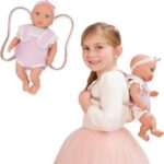 ست عروسک و آغوشی نوزاد 35 سانتی LullaBaby, image