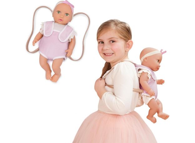 ست عروسک و آغوشی نوزاد 35 سانتی LullaBaby, image