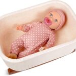 عروسک نوزاد 35 سانتی LullaBaby با لباس صورتی قلبی, image 5