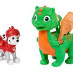 اژدها جید و مارشال فیگور سگ های نگهبان Paw Patrol سری Rescue Knight, تنوع: 6063149-Jade, image 6