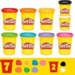 پک 9 تایی خمیر بازی Play Doh مدل رنگ های محبوب, image 13