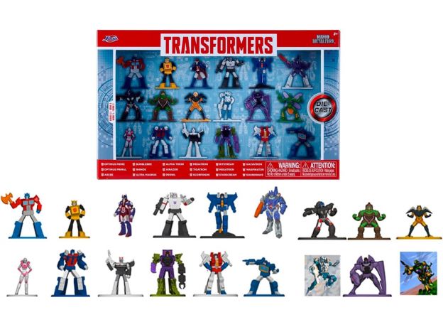 ست 18 تایی نانو فیگورهای فلزی Transformers سری 3, image