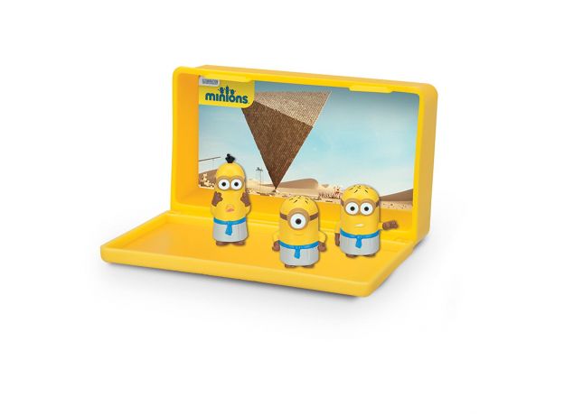 جعبه 3 تایی مینی فیگورهای مینیون شانسی Minions)), image
