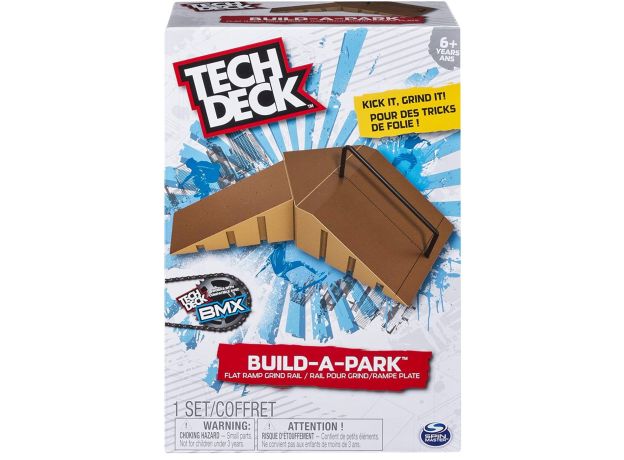 پیست اسکیت و دوچرخه Tech Deck سری Build a Park مدل Flat Ramp Grind Rail, image