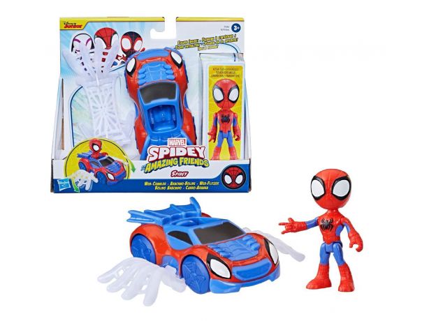 فیگور 10 سانتی اسپایدی به همراه ماشین Spidey Amazing Friends, image