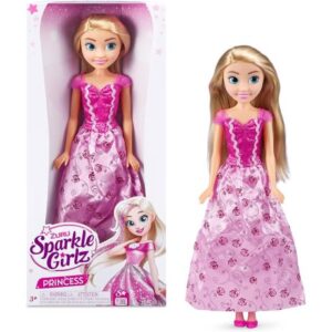 عروسک 45 سانتی پرنسس Sparkle Girlz با لباس صورتی
