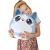 عروسک 30 سانتی هاپو اسکوییشی Coco Surprise مدل Hyper The Husky, تنوع: 9616-Hype, image