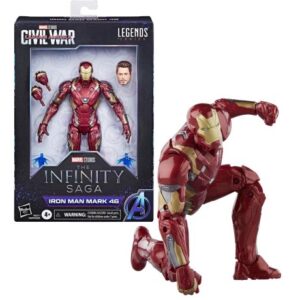 فیگور 15 سانتی مرد آهنی با لباس 46 ام سری Legends, تنوع: F6517-Iron Man, image