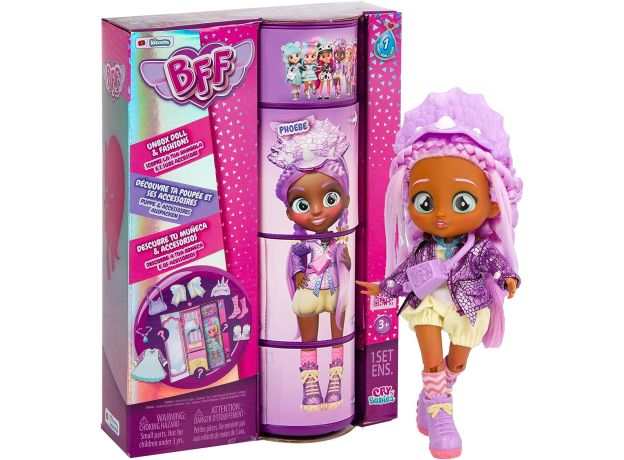 Phoebe عروسک 20 سانتی Cry Babies مدل BFF, تنوع: 84346-Phoebe, image