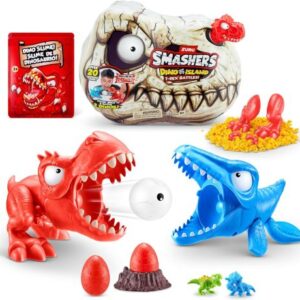 اسکلت کوچک دایناسور اسمشرز Smashers سری داینو آیلند Dino Island با استخوان قرمز