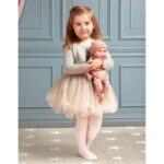 عروسک نوزاد 35 سانتی LullaBaby با لباس صورتی قلبی, image 2