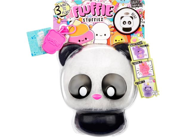 عروسک پولیشی خرس سورپرایزی کوچک Fluffie Stuffiez, تنوع: 593508-Bear, image
