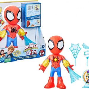فیگور 25 سانتی اسپایدی با لباس الکترونیکی Spidey and His Amazing Friends, image