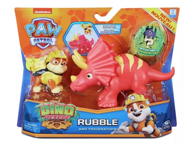 دایناسور و فیگور سگ‌های نگهبان PAW Patrol سری Dino Rescue مدل رابل, image