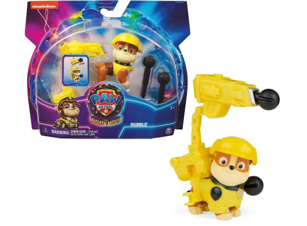 فیگور رابل همراه با لانچر سگ های نگهبان Paw Patrol سری Aqua Pups, تنوع: 6068167-Rubble, image