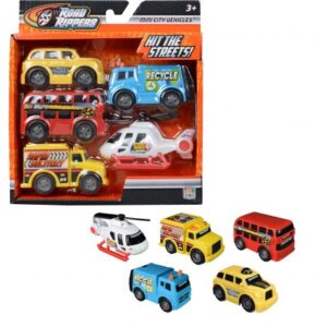 پک 5 تایی ماشین های حمل و نقل Nikko Toys سری Road Rippers, image