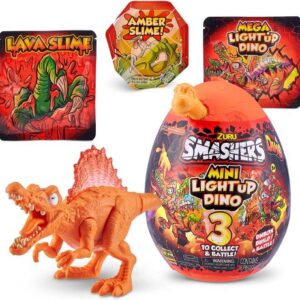 تخم داینو اسمشرز Smashers سری مینی لایت آپ Mini Lightup با استخوان نارنجی, تنوع: 7473SQ1-Orange, image