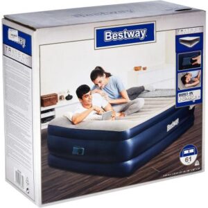 تشک بادی 203 سانتی Bestway مدل Queen طوسی و سرمه ای