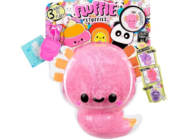 عروسک پولیشی Axolotl سورپرایزی کوچک Fluffie Stuffiez, تنوع: 593508-Axolotl, image
