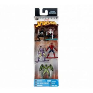 ویژگی نانو فیگور فلزی اسپایدرمن (SPIDERMAN)پک 5 تایی جادا Marvel