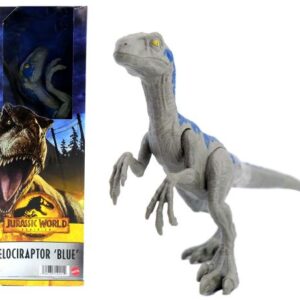 فیگور 35 سانتی Mattel مدل Jurassic World Blue Velociraptor, تنوع: GWT54-Blue Velociraptor, image