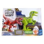 رپتور روبو الایو Robo Alive مدل سبز, تنوع: 25289-Green Rampaging Raptor, image